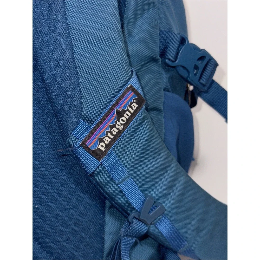 Patagonia Backpack Blue Hiking Laptop Daypack School Trail Nylon See Description